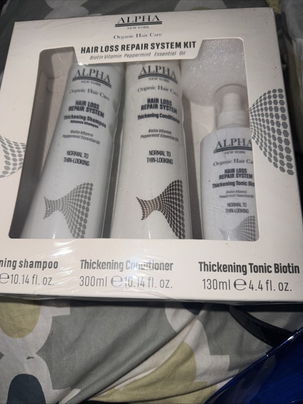 Thickening Shampoo, Conditioner, Tonic Biotin, Hair Loss Repair  ALPHA NEW YORK