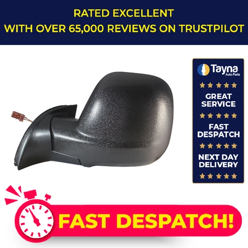 Door / Wing Mirror fits PEUGEOT PARTNER Left 2013 on N/S Passenger Side Apec New