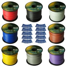 Harmony Car Primary 14 Gauge Power or Ground Wire 800 Feet 8 Rolls Multi Color