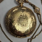 Elgin 117 6s 7j 1895 PW Fahy's GF Case Runs 30" Opal Victorian Chain [125WEB]