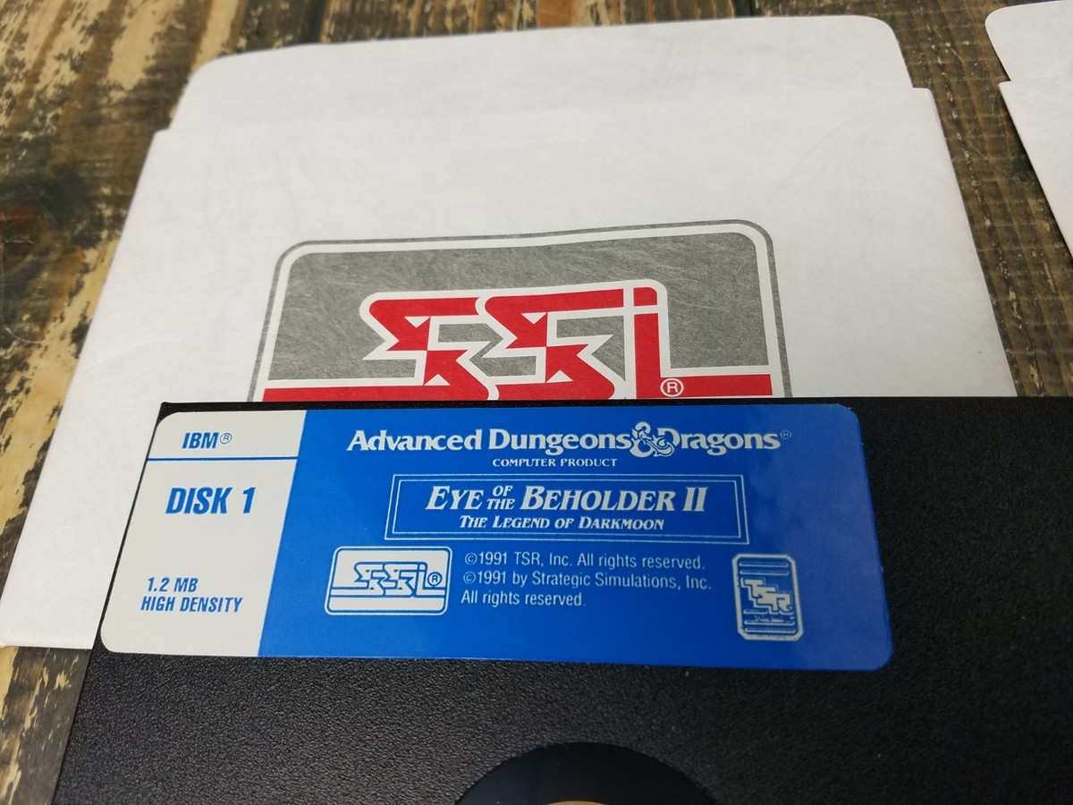 Advanced Dungeons & Dragons: Eye of the Beholder 5.25