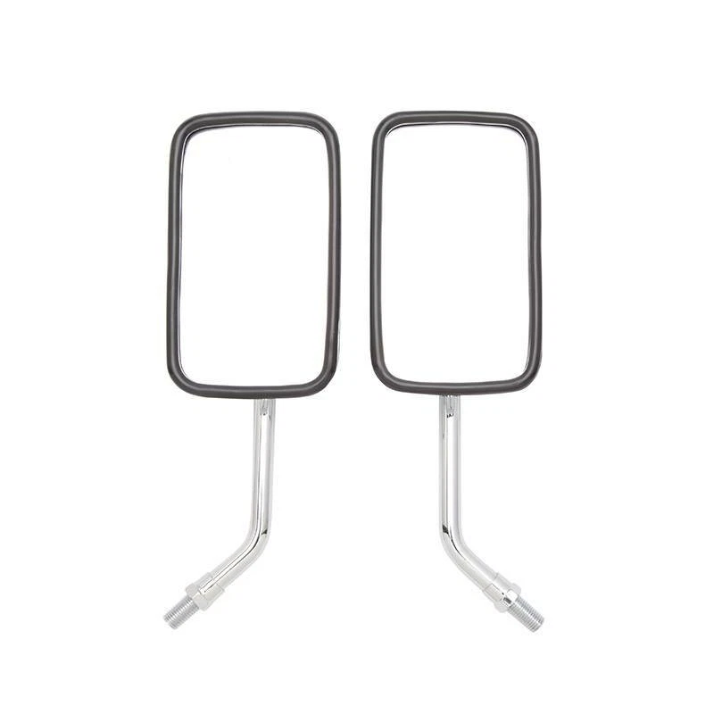 For Honda VTX1300 VTX1800 New Motorcycle Rectangle Rear view Mirrors Chrome 10mm - Image 2 of 4
