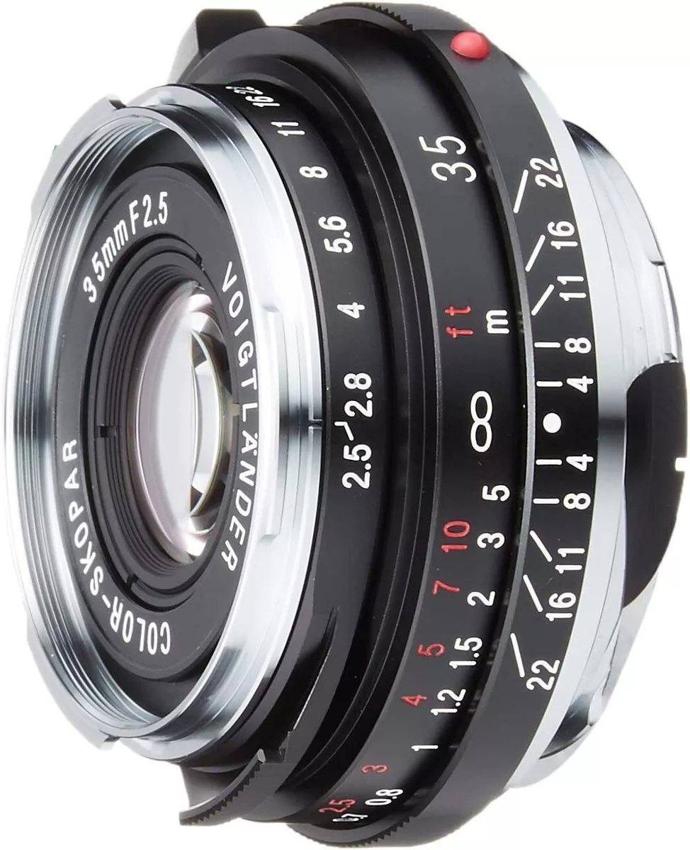 Voigtlander Color SKOPAR 35mm F2.5 Interchangeable Lens P II VM