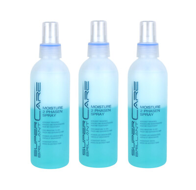 3x200ml Super Brillant Care Moisture 2-Phasen-Spray HairHaus