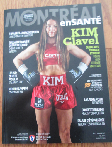 MONTRÉAL en SANTÉ magazine Summer 2023 - Kim Clavel
