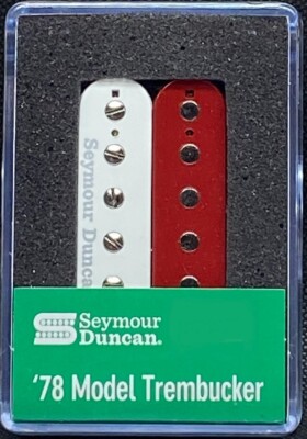 Seymour Duncan '78 Model Trembucker - White/Red Zebra