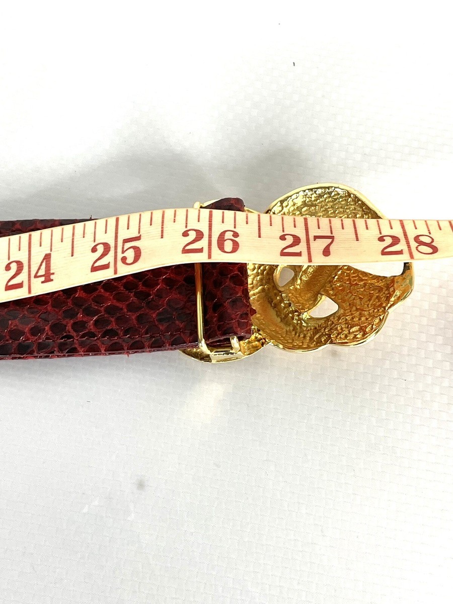 COPY - Alexis Kirk red leather belt with gold & silver front /adjustable.no fla… Alexis Kirk Belts for Women on Sale up to 90% Off: Poshmark main image 4