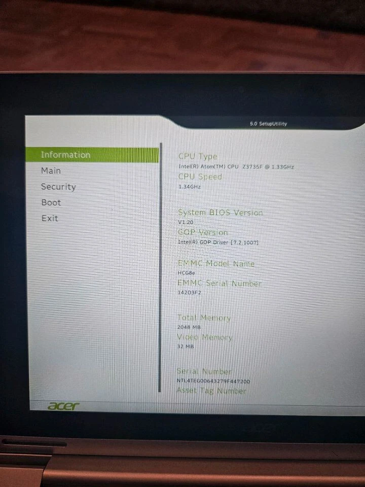 Tablet/ Laptop Acer Aspire Switch 10 sw5-012 ohne Windows - Bild 2 von 4