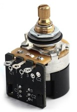 1x CTS 500K Pot 3/8  Short Split Shaft Audio Taper Push/Pull DPDT