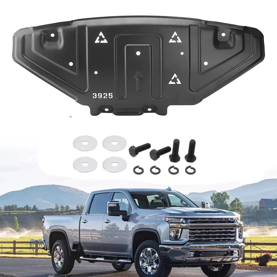 Placa de deslizamiento de metal de presa de aire inferior delantera para Ford Ranger 4x4 2019-2023 #KB3Z-5D032-B Foto 4 de 4