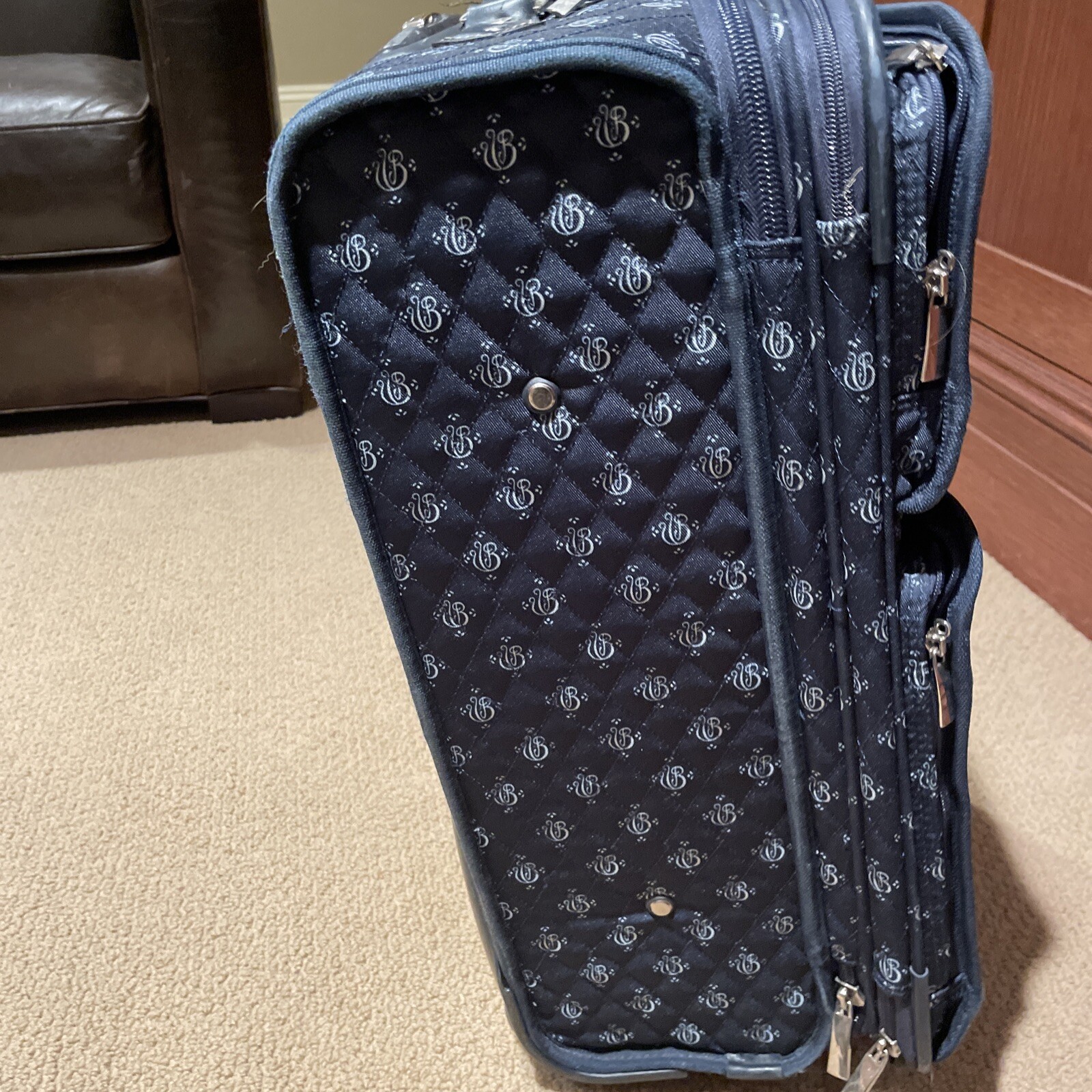 Vera Bradley Soft Sided Spinner Carry On eBay