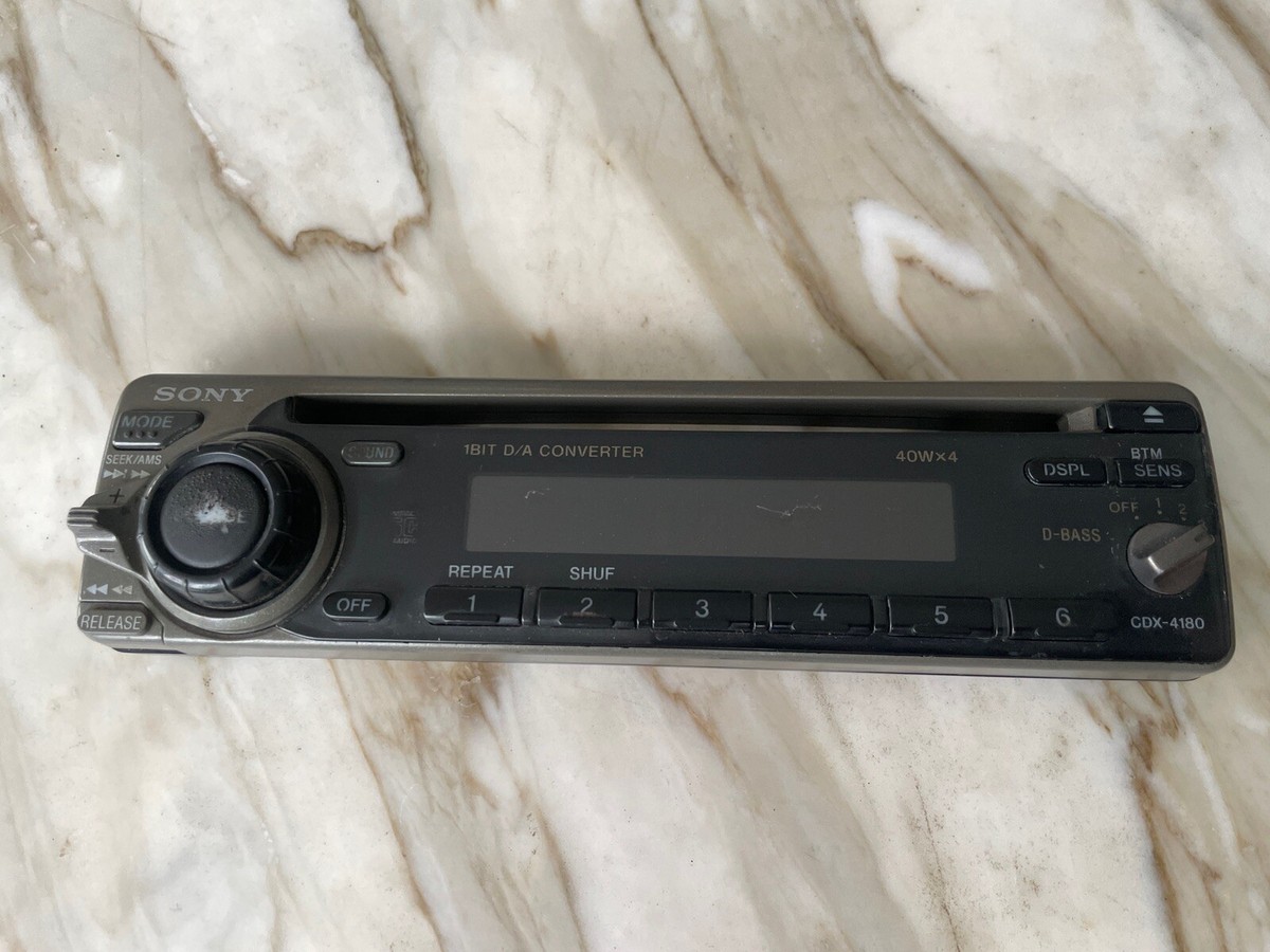 SONY CDX-4180 CAR STEREO ONLY SONY CDX-4180 FACEPLATE ONLY OEM