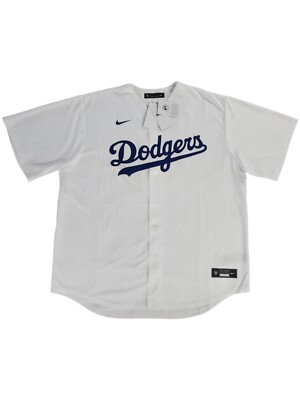 Nike Los Angeles Dodgers Corey Seager White Home Jersey Men's Size