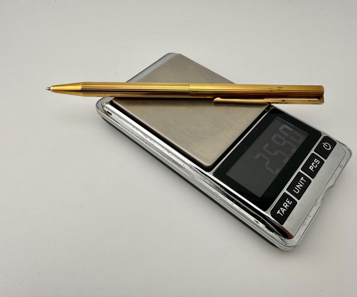 S.T. Dupont Classique Stylo Bille Gold Plated Ballpoint Pen