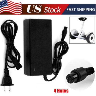 63V Electric Scooter Battery Charger Power Supply Adapter For Ninebot Segway US