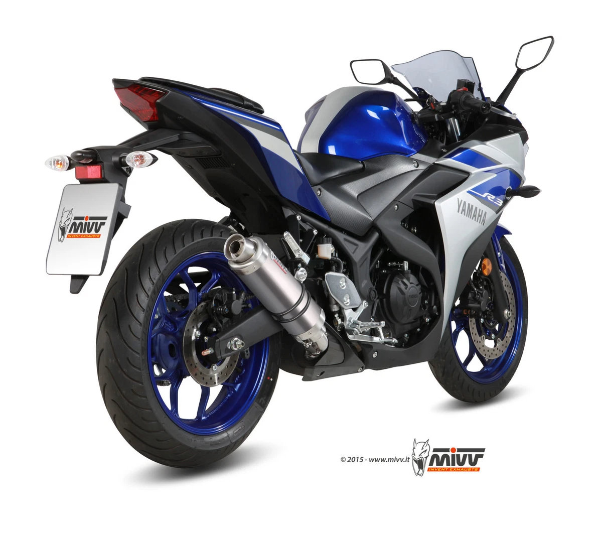 Y.048.L6S TITANIUM EXHAUST APPROVED MIVV GP YAMAHA YZF R25 2015