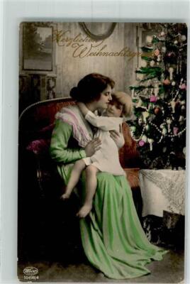 39796244 - Mother and Child Publisher Weco Series 10498/4 Decorated Christmas Tree