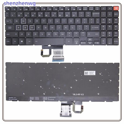 New For Thunderobot ZERO 911 ZERO English US Laptop Keyboard With Backlit