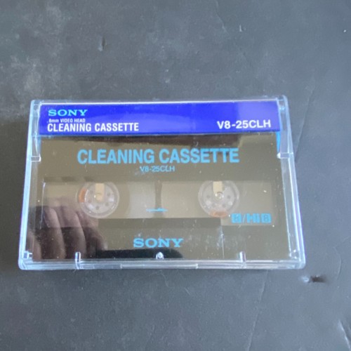 Sony V825CLH Hi8 8mm Video 8 Head Cleaning Cassette Tape 27242421479
