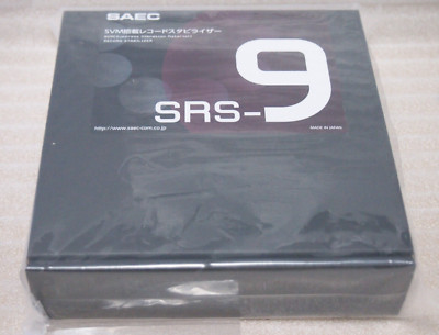 SAEC SRS-9 SVM Plattenteller Stabilizer aus Edelstahl, Schwarz