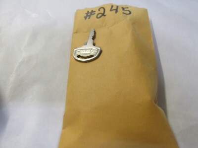 Vintage Suzuki  OEM Factory Pre Cut Motorcycle Key # 245