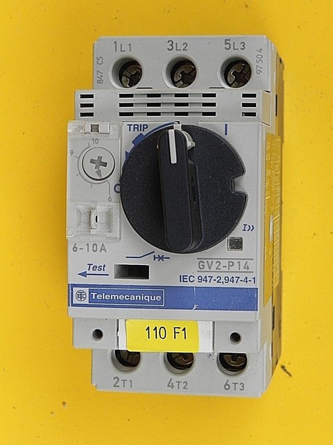 TELEMECANIQUE GV2P14 MOTOR CIRCUIT BREAKER | eBay