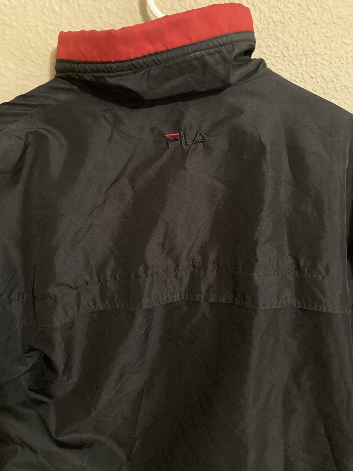 Giacca Ricamata Vintage Anni '90 FILA Frangivento