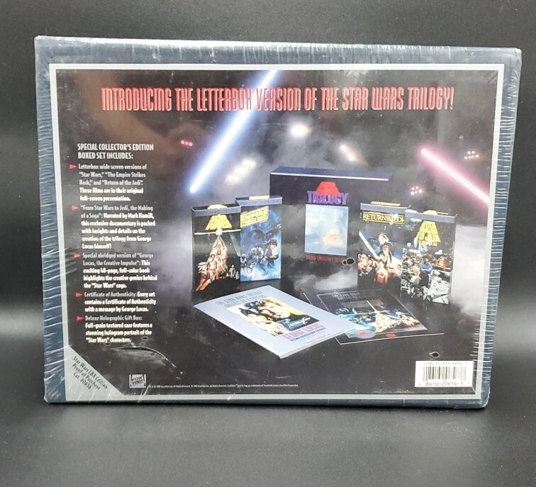 Star Wars Trilogy Special Letterbox (VHS Tape, 2005, Collector's Edition) Sealed - Image 2 of 4