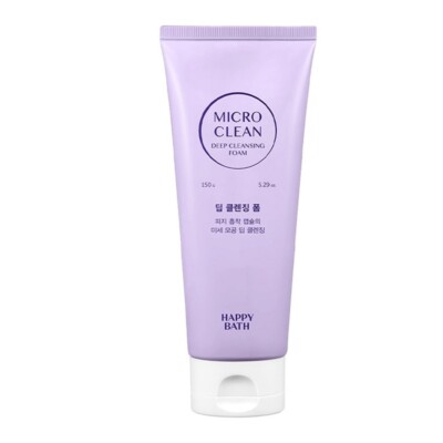 [HAPPY BATH] Micro Clean Deep Cleansing Foam - 150g | eBay