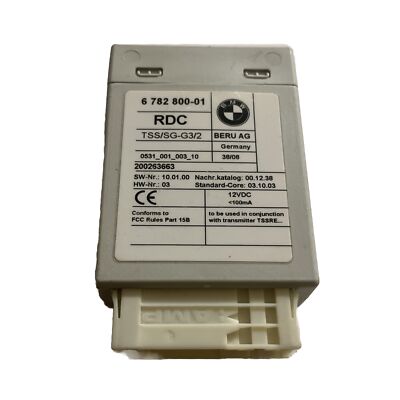 Tire Control Module 2007-2010 MINI COOPER R55 R56 R57 TIRE PRESSURE CONTROL MODULE TPMS OEM ...