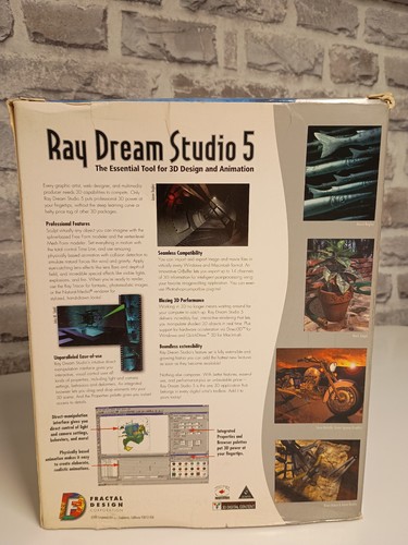 Ray Dream Studio 5 PC MAC/PC 3D graphics design suite professional art - engl. - Bild 10 von 13
