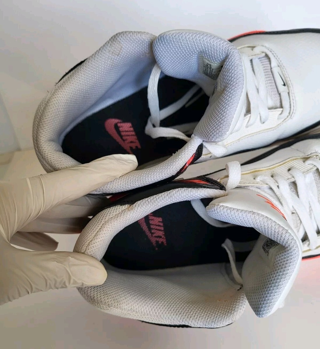 Size 9.5 - Nike Flight Legacy Black Flash Crimson for sale