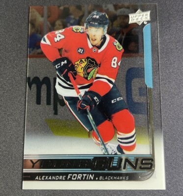 2018-19 Upper Deck Series 2 Alexandre Fortin Clear Cut Young Guns Rookie #490