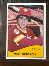 1979 TCMA Mike Scioscia Pre Rookie #10 RC Albuquerque Dukes NM MINOR LEAGUES