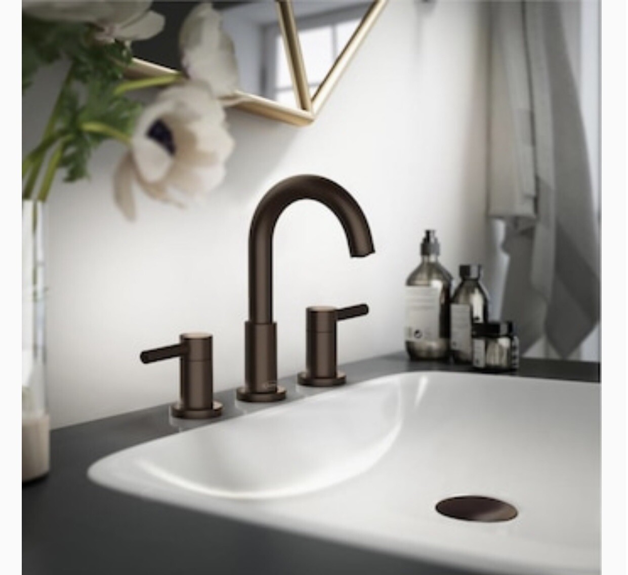 Jacuzzi Duncan WaterSense 2Handle Widespread Bathroom Sink Faucet