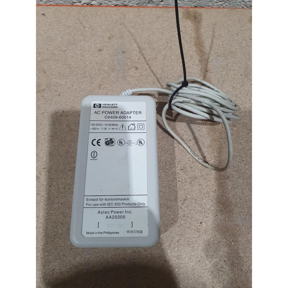 HP C6409-60014 AC Power Supply Adapter Portable 18V 1.1A for DeskJet 850C, 855C - Image 4 of 4