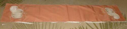 Extra Long TABLE RUNNER w/ PUMPKINS By IMPERIAL TREASURES 72" X 14 1/2" Exc Cond - Picture 1 of 6