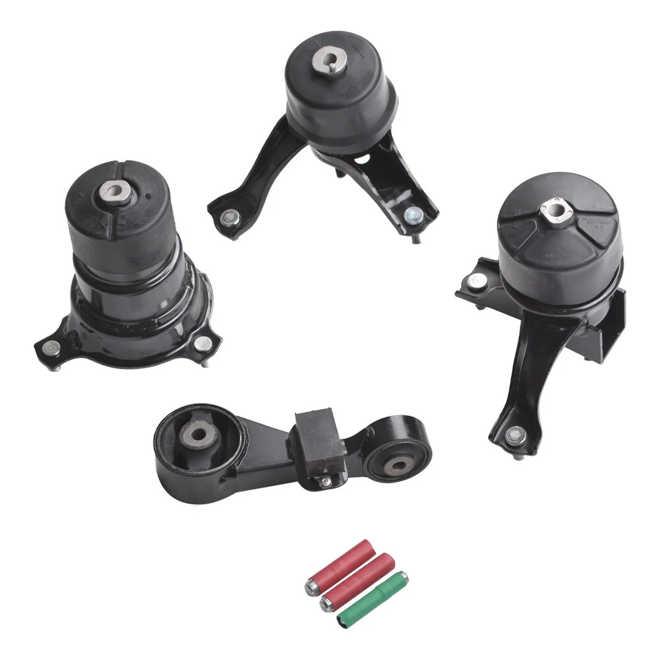 Kit de montaje de motor de 4 piezas para Toyota Camry 2012-2017 motor de gasolina de 2,5 L transmisión automática Foto 2 de 4