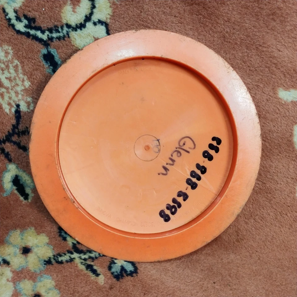 Used DISC GOLF INNOVA GSTAR COLOSSUS LONG DISTANCE DRIVER 172g ORANGE FOIL - Image 4 of 4