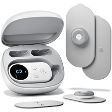 Wireless Tens Unit Muscle Stimulator with LCD Screen and Charging Box