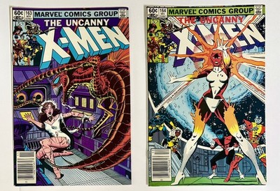 UNCANNY X-MEN #163-218 - LOT OF 18 BRONZE AGE BOOKS - VF/+ - KEYS - GREAT COND!