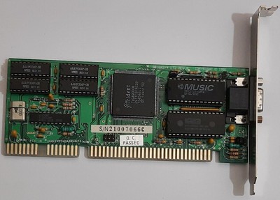 Trident 9016X2/4 LT2 REV. B ISA Grafikkarte (TVGA9000B, 512KB, retro, 1993)