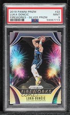 2019-20 Panini Prizm Fireworks Silver Luka Doncic Dončić #22 PSA 9 MINT gp1