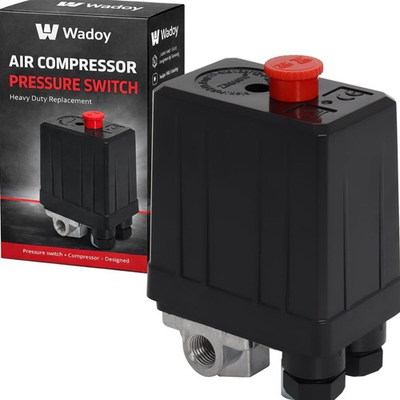 #ad Air Compressor Pressure Switch 90 120 PSI 240V Metal Control Valve Replacement $18.99