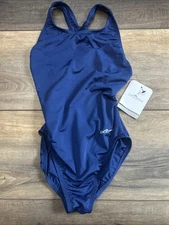 NWT Dolfin 30 Ocean Basic Solid Royal Performance Back 1 PC Navy Blue 96584