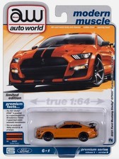 Auto World Ford Mustang Shelby GT500 2021 Carbon Fiber Track Orange 64412 B 1/64