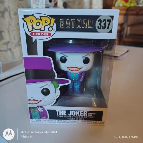 Funko Pop! DC Comics Heroes Batman 1989 The Joker #337 Vinyl Figure