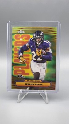 2025 Topps Chrome NFL Derrick Henry Power Players Gold Refractor /50 #PP-16