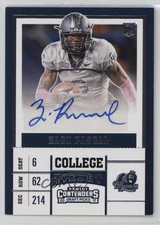 2017 Panini Contenders Draft Picks College Ticket Zach Pascal #291 Auto 6o3