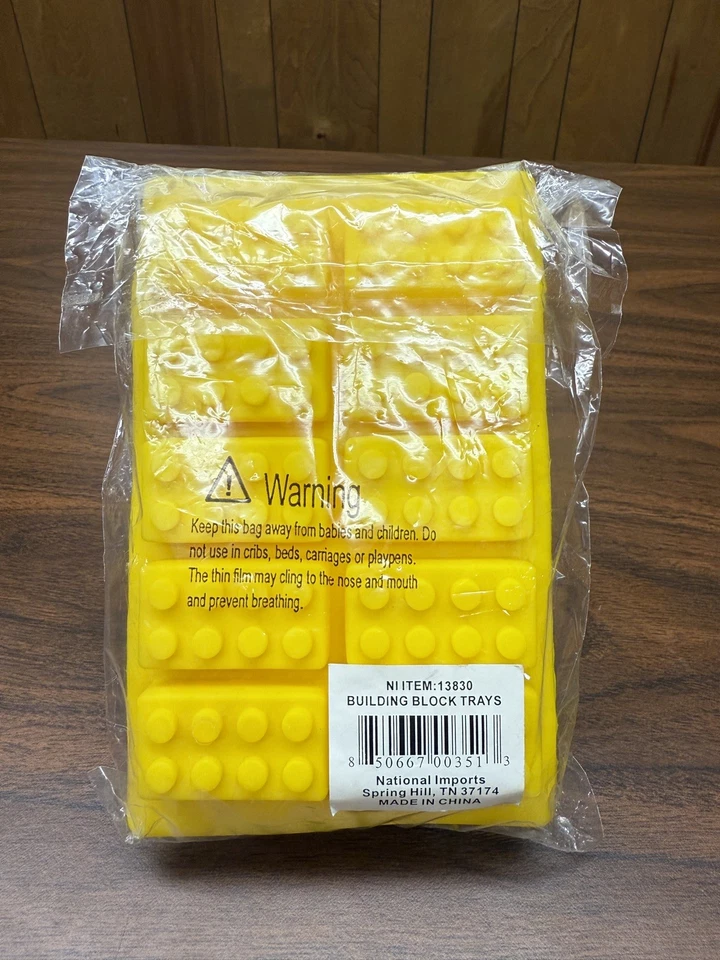 New unopened. Prep works Building Blocks Ice Cube Trays, Set Of 2 yellow - Image 2 of 4